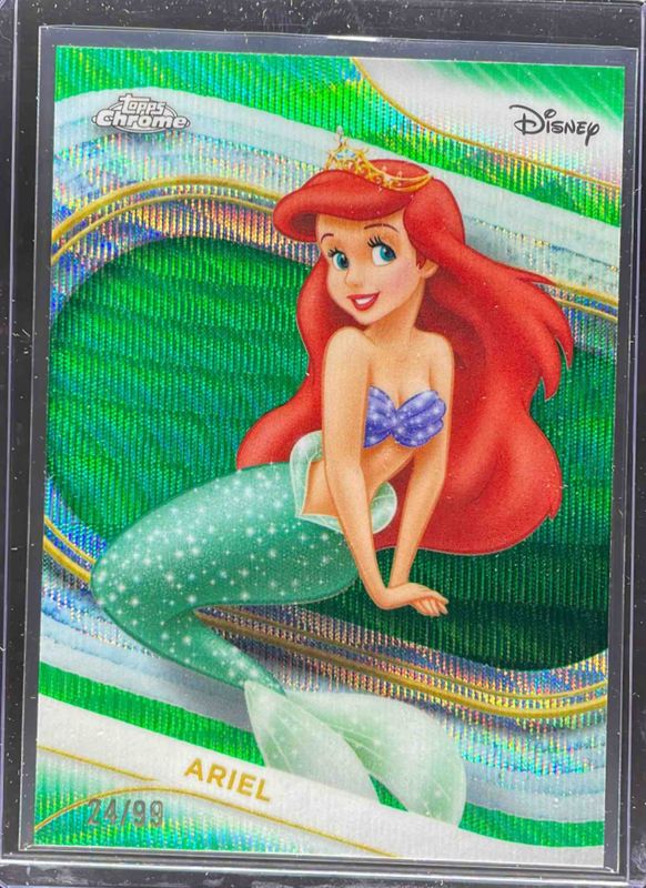 2025 Topps Chrome Disney #58 Green Wave Refractor /99