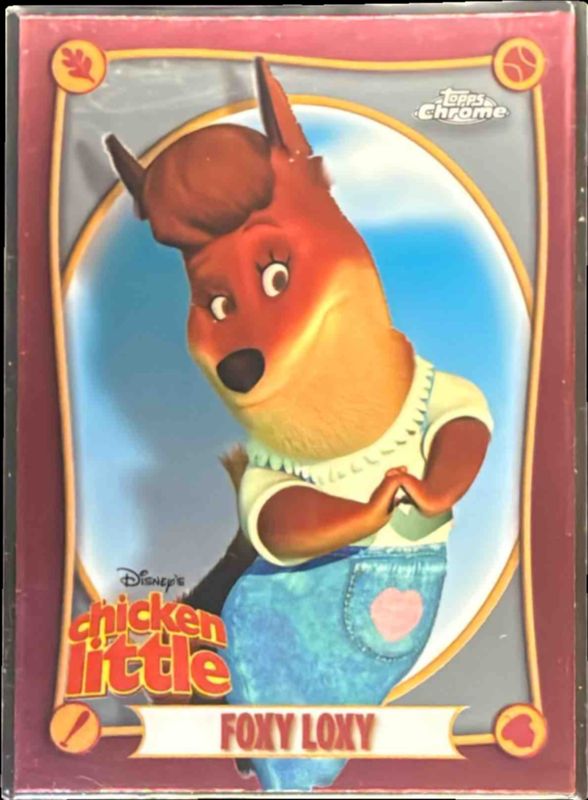 Foxy Loxy 2025 Topps Chrome Disney #CL-7 Chicken Little 20th