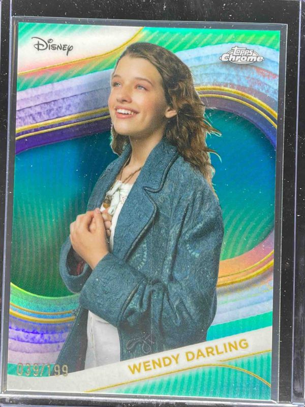 2025 Topps Chrome Disney #156 Aqua Refractor /199