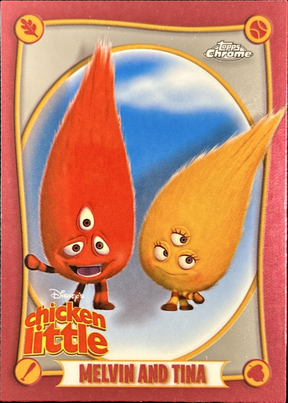 その他 Topps Disney Chicken Little 4/10 Melvin and Tina 2025 Topps Chrome Disney #CL-10 Chicken Little