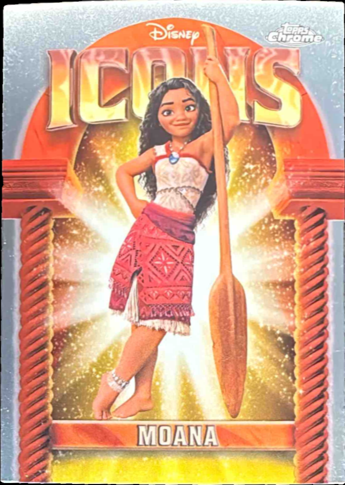 Moana 2025 Topps Chrome Disney #DI-22 Disney Icons Price Guide