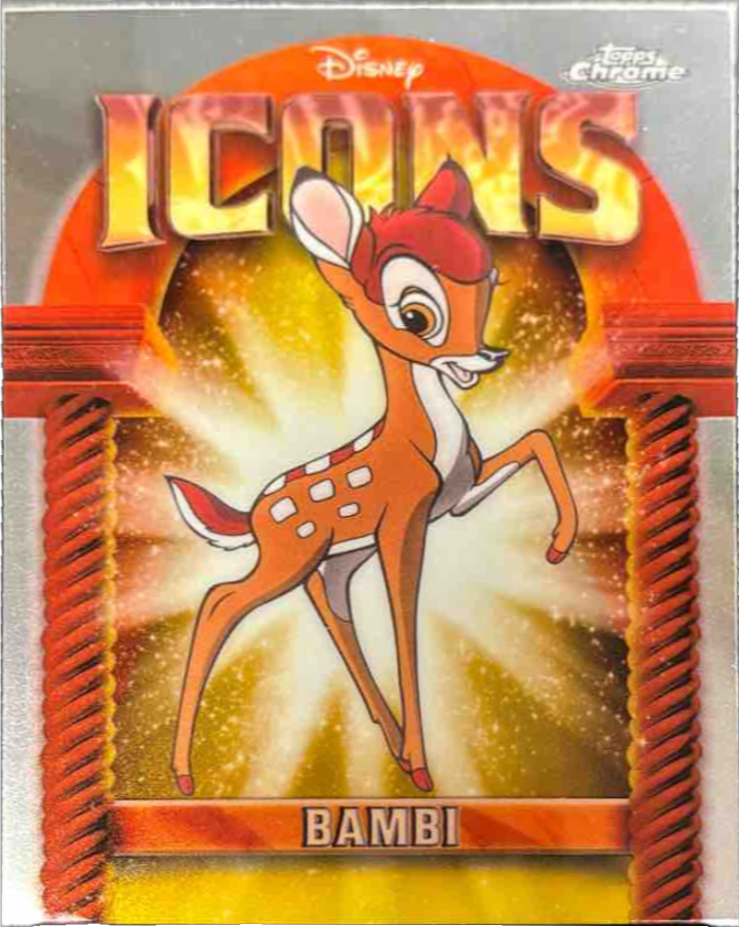 Bambi 2025 Topps Chrome Disney #DI-4 Disney Icons Price Guide