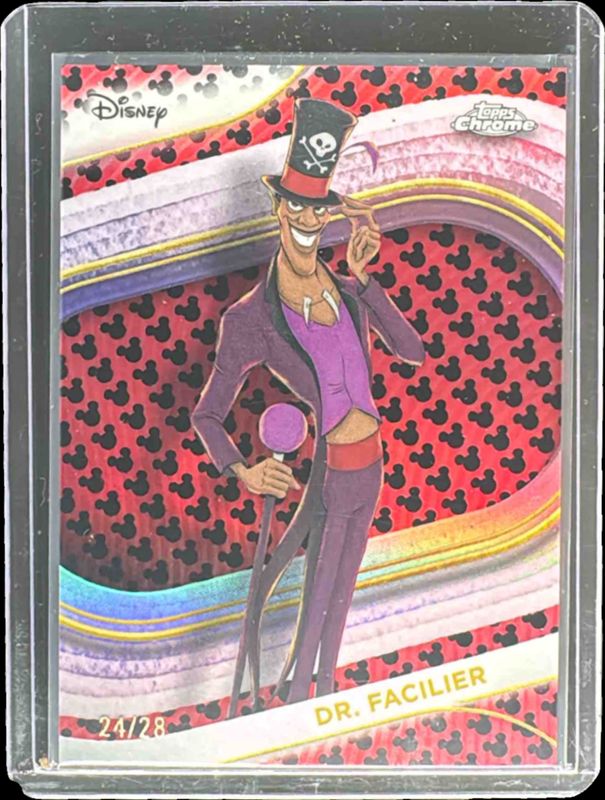 2025 Topps Chrome Disney #31 Mickey Mouse Logo Refractor /28