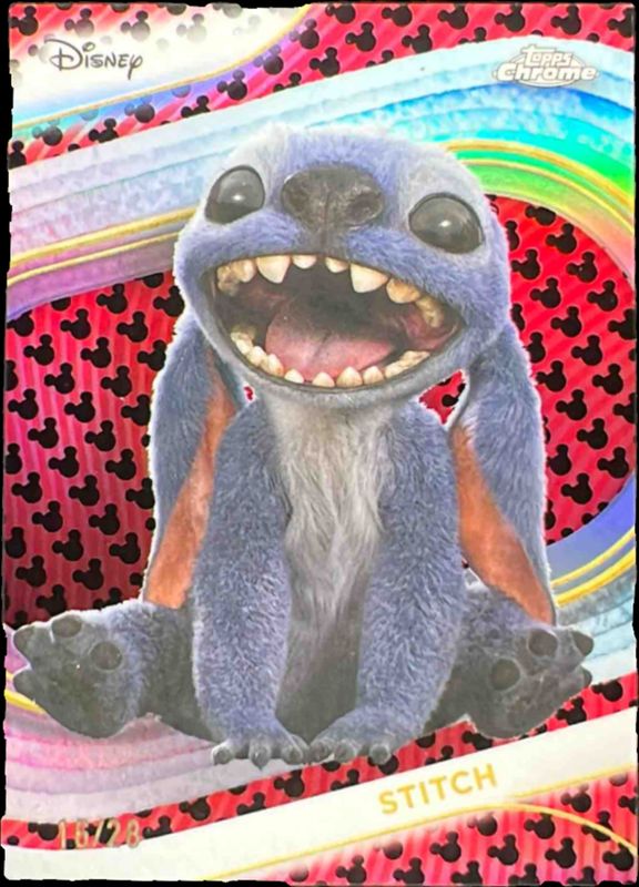 2025 Topps Chrome Disney #200 Mickey Mouse Logo Refractor /28