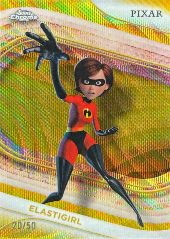 2025 Topps Chrome Disney #149 Gold Wave Refractor /50