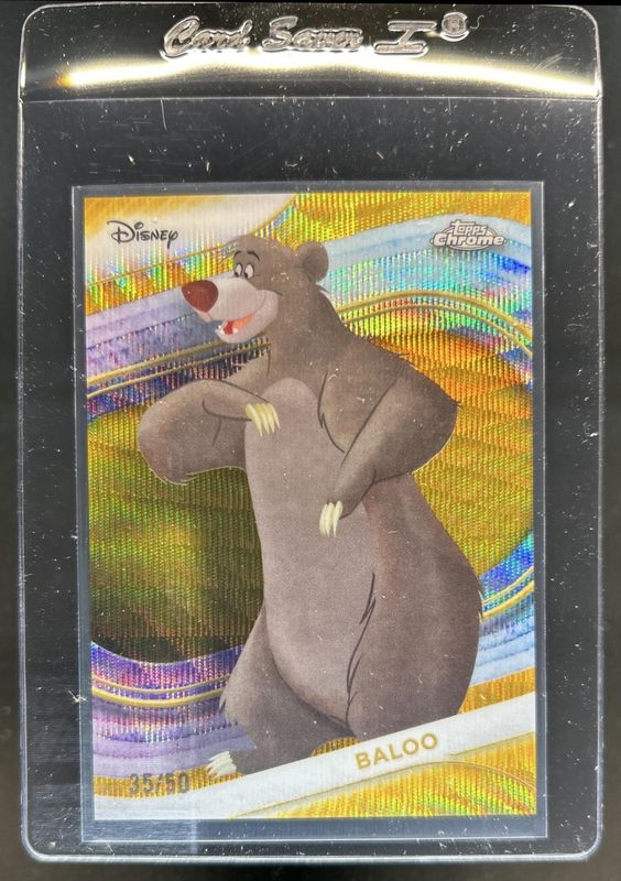2025 Topps Chrome Disney #106 Gold Wave Refractor /50
