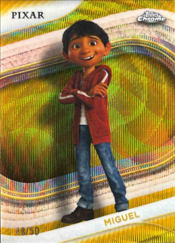 2025 Topps Chrome Disney #72 Gold Wave Refractor /50