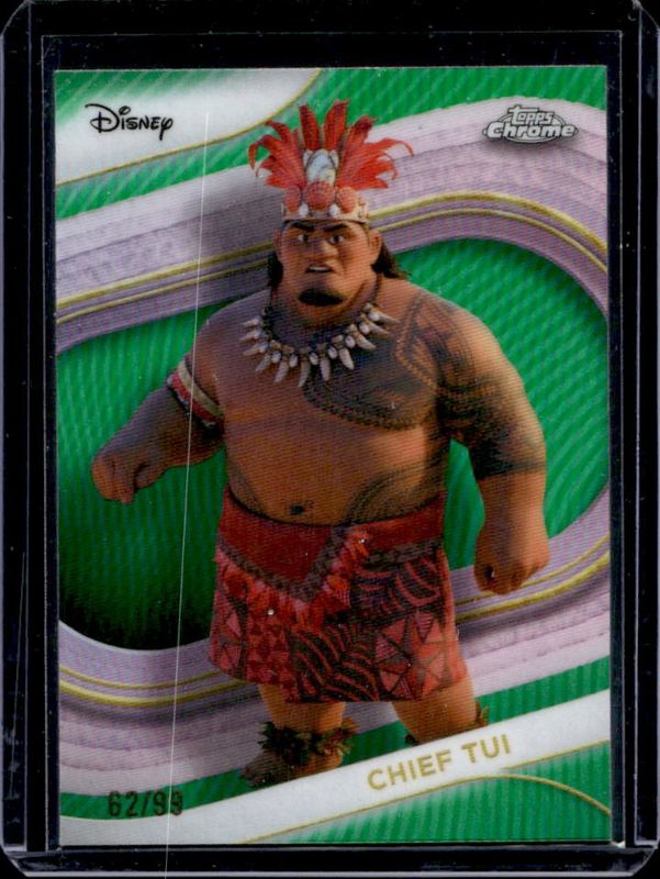 2025 Topps Chrome Disney #17 Green Refractor /99