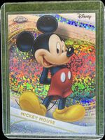 Mickey Mouse 2025 Topps Chrome Disney #1 Mini Diamonds Refractor