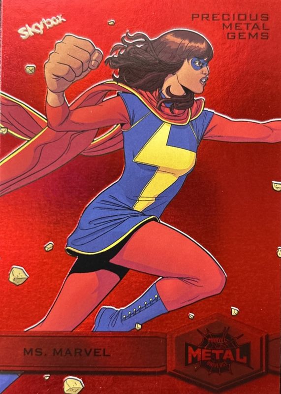 2021 Skybox Marvel Metal Universe Spider-Man #159 Precious Metal Gems Red (High Series) /90