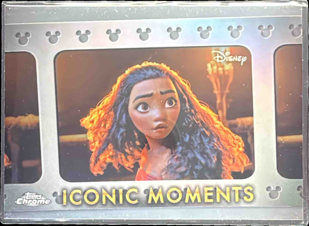 Moana 2025 Topps Chrome Disney #IM-7 Iconic Moments Price Guide