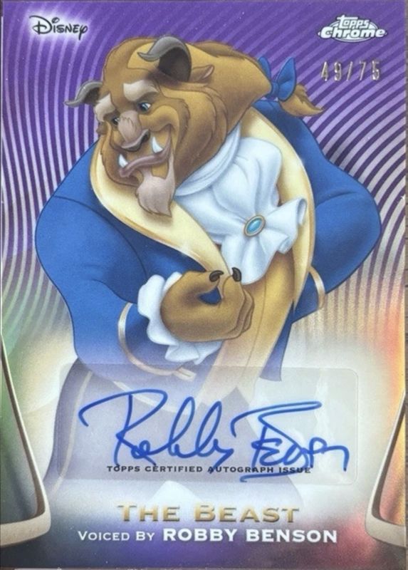 2025 Topps Chrome Disney #AA-RB Authentic Autographs - Purple Refractor /75