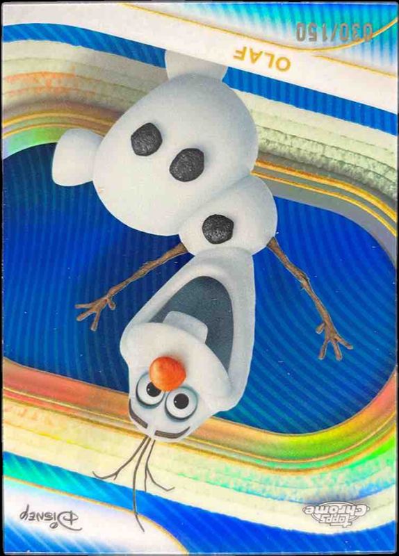 2025 Topps Chrome Disney #113 Blue Refractor /150