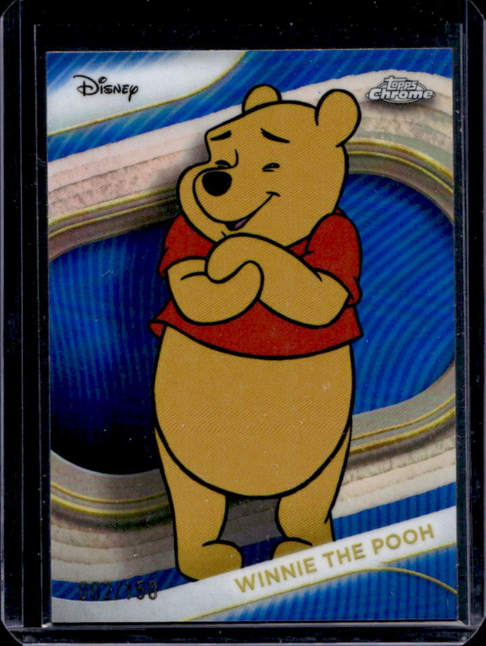 Winnie The Pooh 2025 Topps Chrome Disney #141 Blue Refractor /150