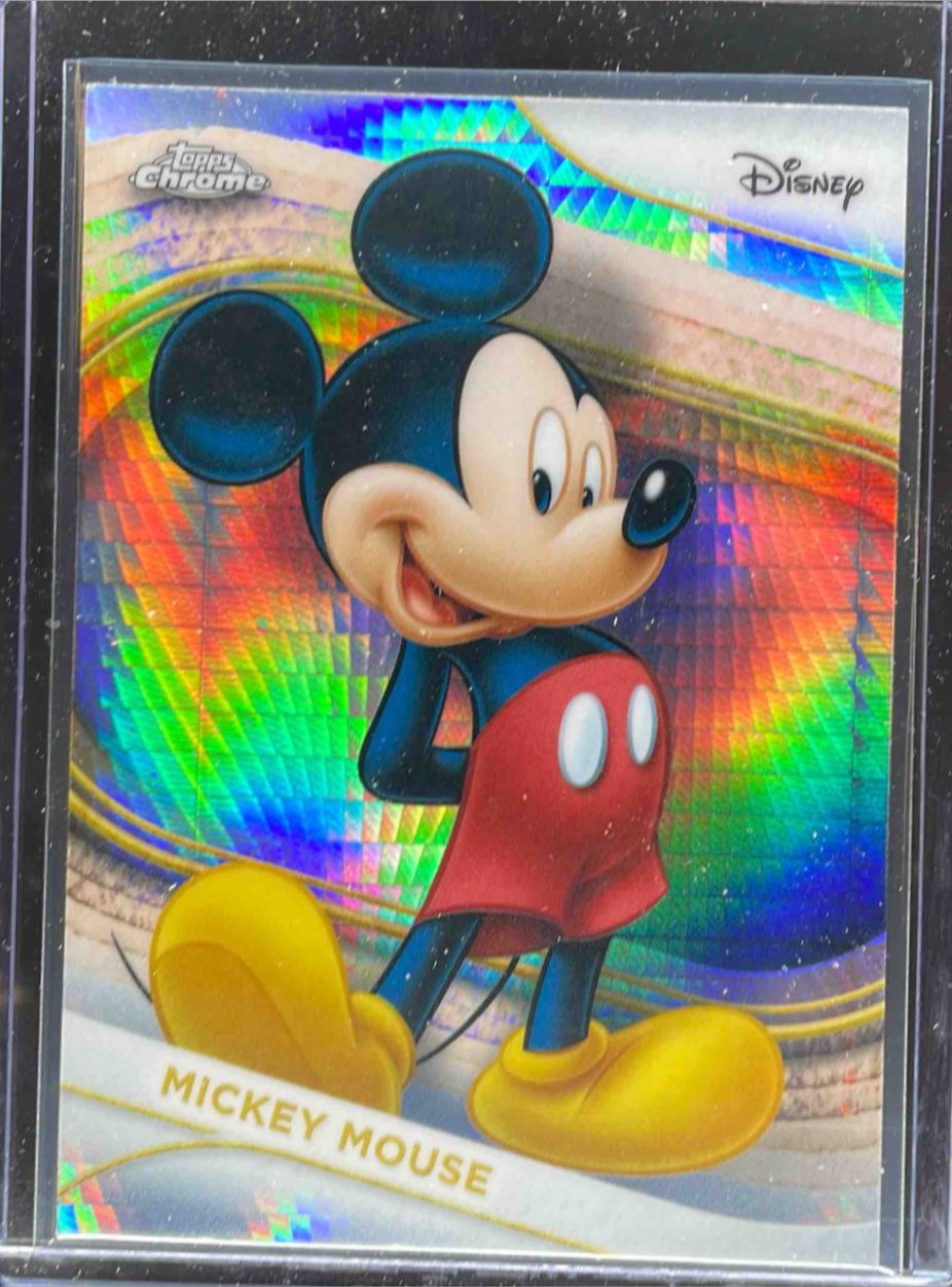 Mickey Mouse 2025 Topps Chrome Disney #1 Prism Refractor Price