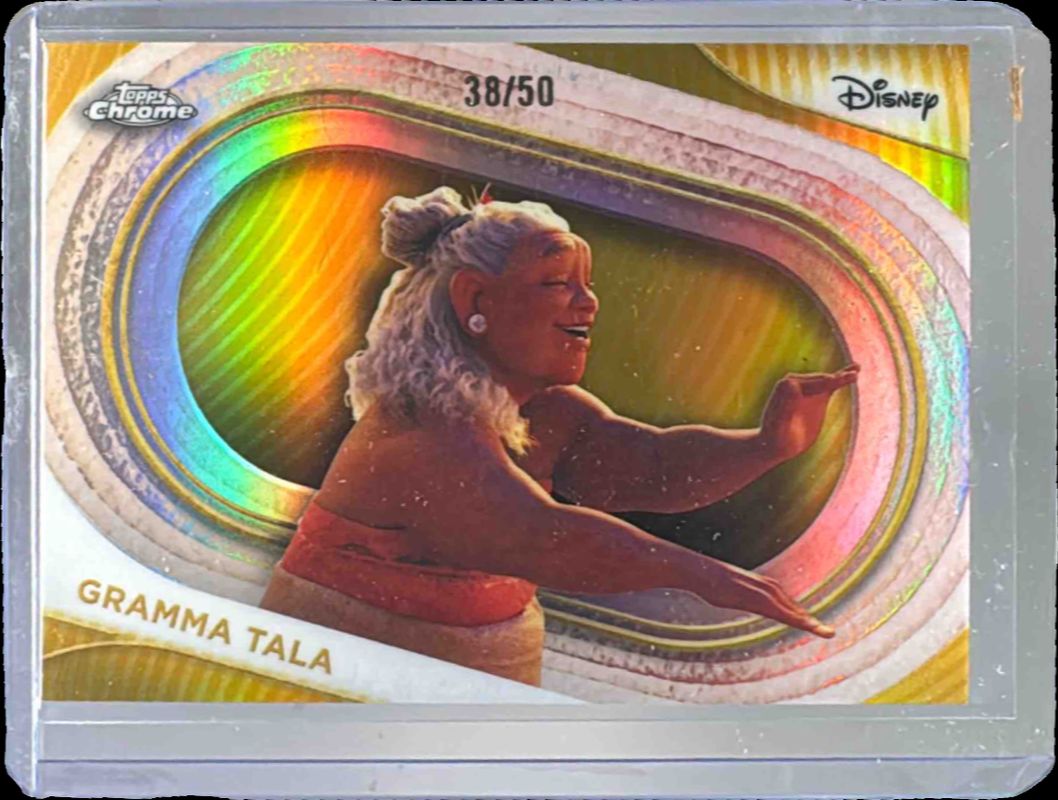 2025 Topps Chrome Disney #16 Gold Refractor /50