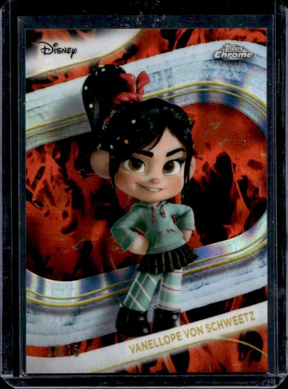 2025 Topps Chrome Disney #67 Toy Story 15th Incinerator Lava Refractor /15