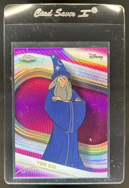 2025 Topps Chrome Disney #191 Pink Refractor /250