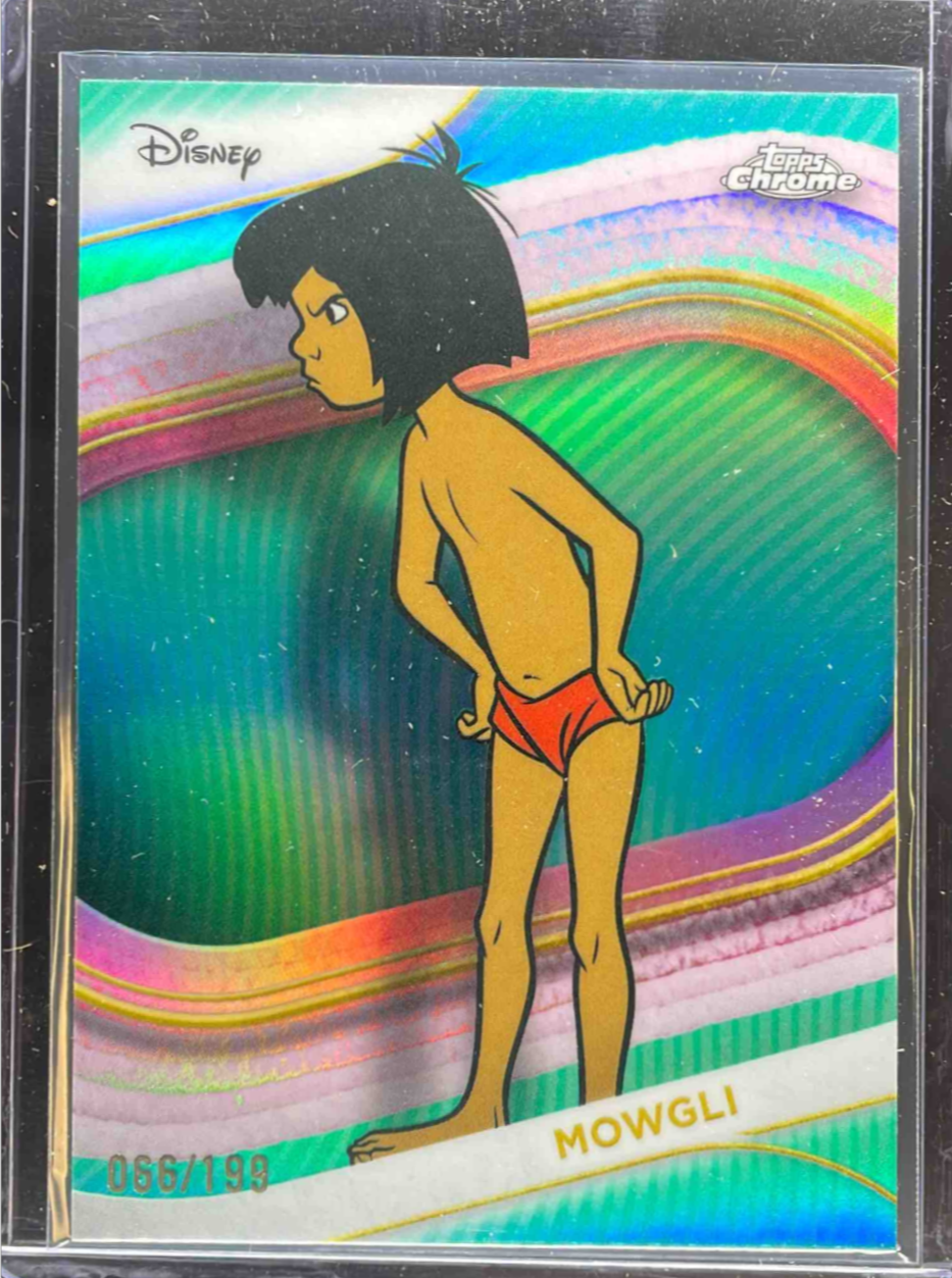 Mowgli 2025 Topps Chrome Disney #105 Aqua Refractor /199 Price