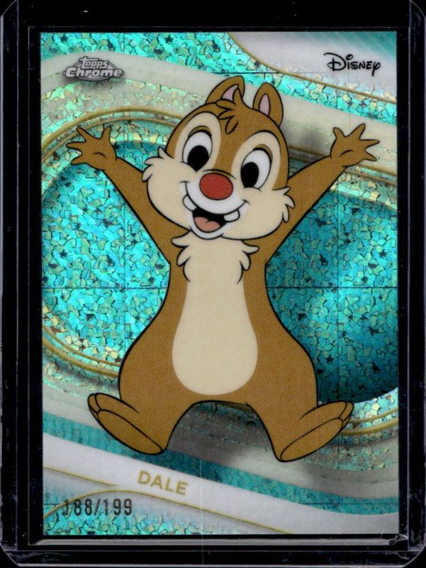 2025 Topps Chrome Disney #27 Aqua Mini Diamonds Refractor /199