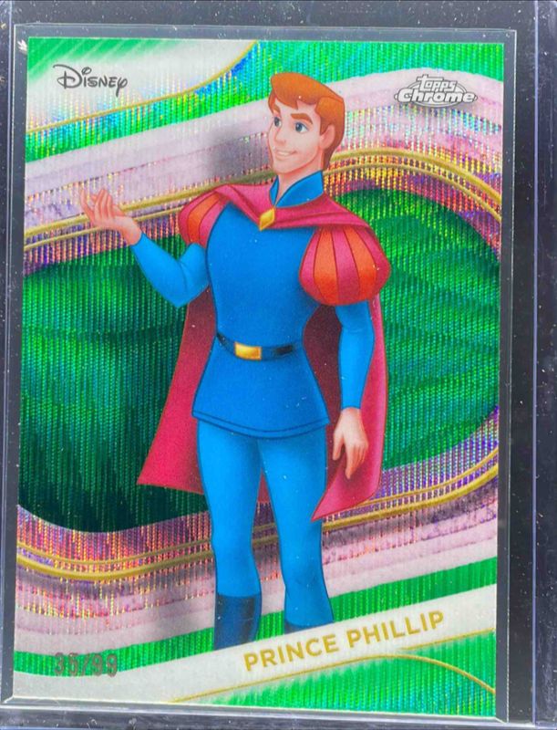 2025 Topps Chrome Disney #121 Green Wave Refractor /99