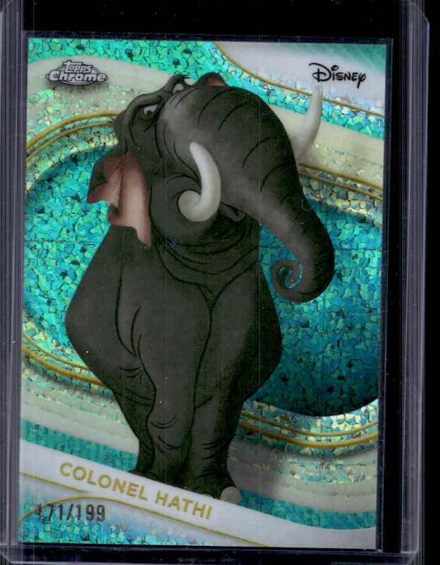 2025 Topps Chrome Disney #110 Aqua Mini Diamonds Refractor /199