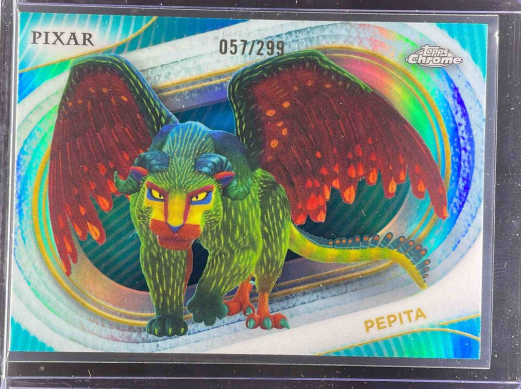 Pepita 2025 Topps Chrome Disney #74 Teal Refractor /299 RAW