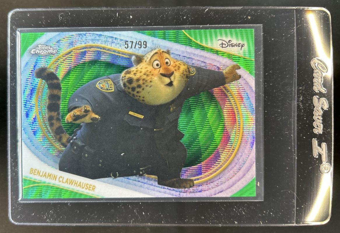 2025 Topps Chrome Disney #169 Green Wave Refractor /99