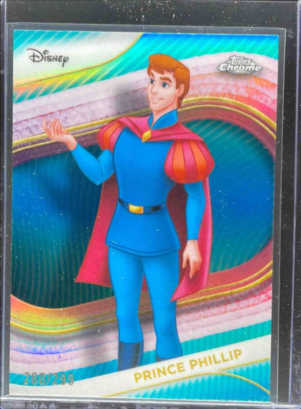 Prince Phillip 2025 Topps Chrome Disney #121 Teal Refractor /299 RAW
