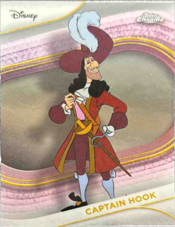 Captain Hook 2025 Topps Chrome Disney #160 Base Price Guide