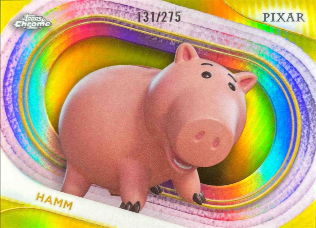 Hamm 2025 Topps Chrome Disney #93 Yellow Refractor /275 RAW