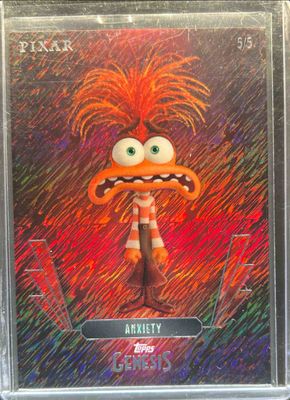 2025 Topps Disney Genesis #43 Red Shimmer /5