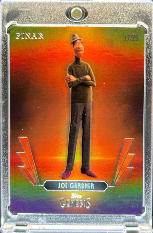 Joe Gardner 2025 Topps Disney Genesis #57 Orange Foil /25 RAW