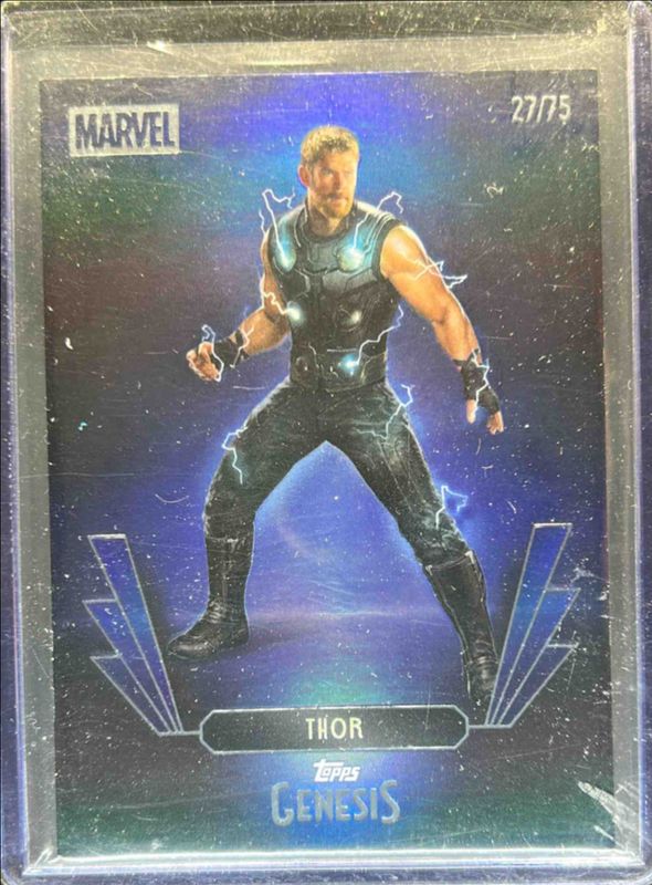 2025 Topps Disney Genesis #84 Blue Foil /75