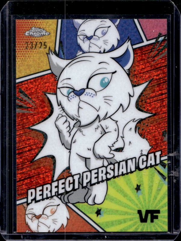 2025 Topps Chrome VeeFriends #MSS-13 Manga Speckle - Orange Speckle /25