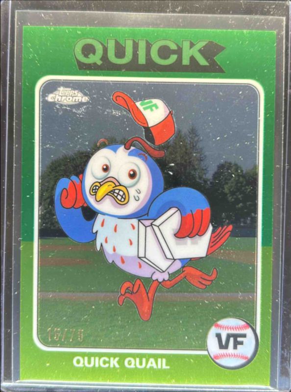 2025 Topps Chrome VeeFriends #75-24 Topps 1975 Variation /75