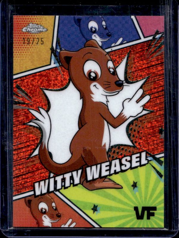 2025 Topps Chrome VeeFriends #MSS-91 Manga Speckle - Orange Speckle /25