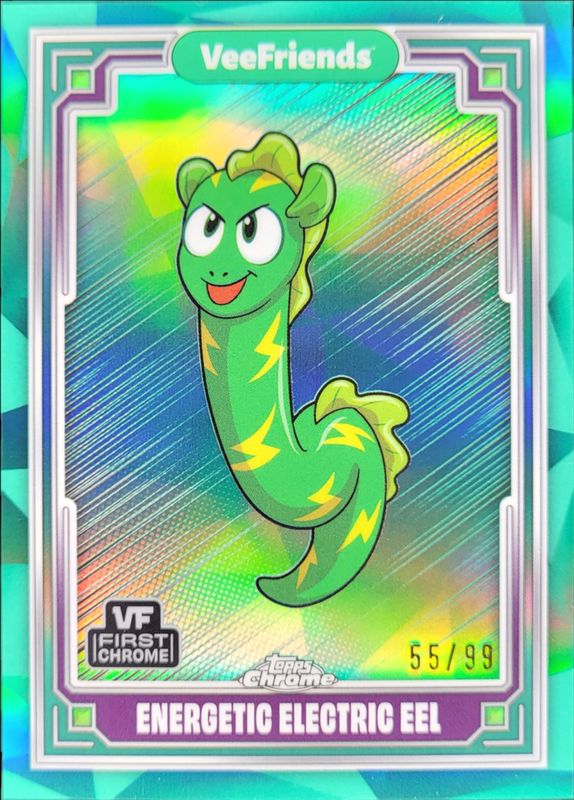 2025 Topps Chrome VeeFriends #84 VeeFriends Green Refractor /99