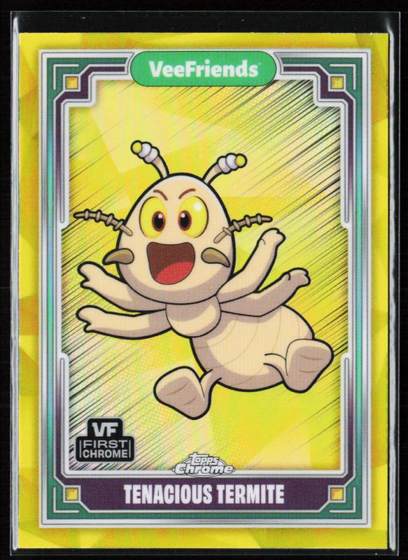 2025 Topps Chrome VeeFriends #70 Yellow Refractor