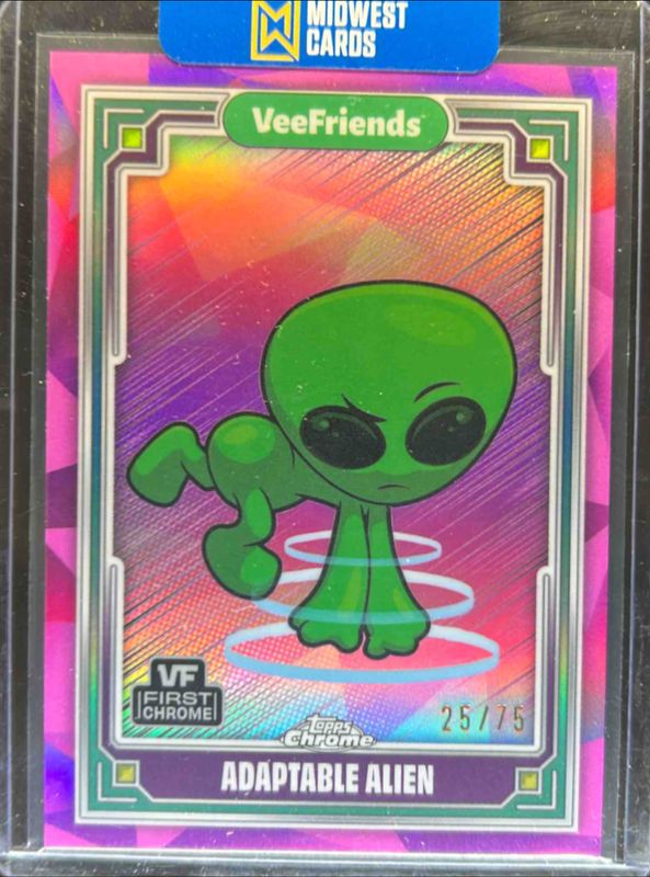 2025 Topps Chrome VeeFriends #6 Pink Refractor /75