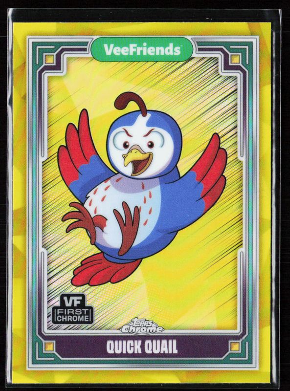 2025 Topps Chrome VeeFriends #99 Yellow Refractor