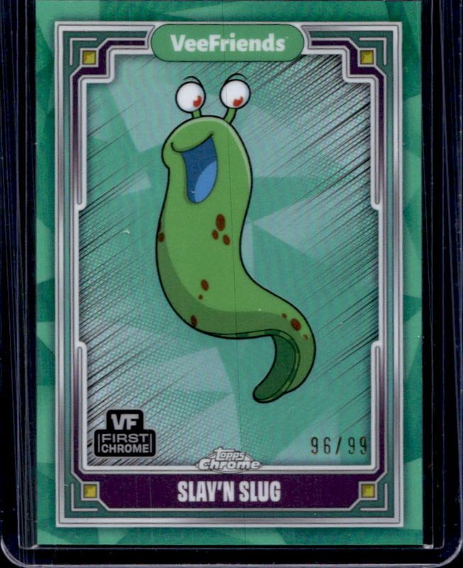 2025 Topps Chrome VeeFriends #SK-12 Sketch to Screen - VeeFriends Green Refractor /99