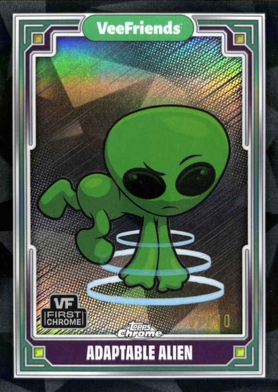 2025 Topps Chrome VeeFriends #6 Black Refractor /10