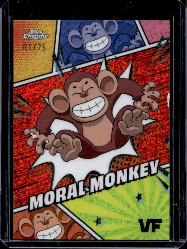 2025 Topps Chrome VeeFriends #MSS-63 Manga Speckle - Orange Speckle /25