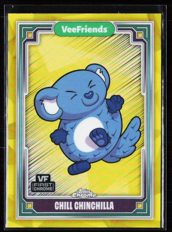 2025 Topps Chrome VeeFriends #22 Yellow Refractor