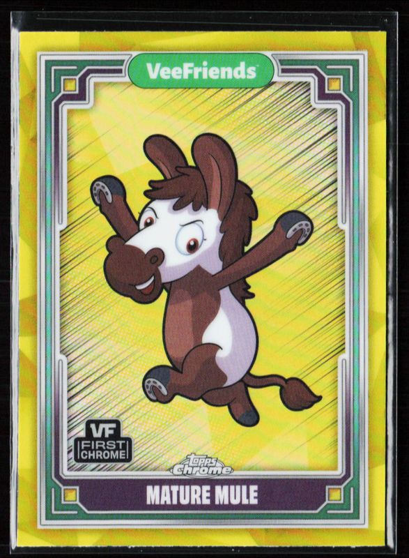 2025 Topps Chrome VeeFriends #92 Yellow Refractor
