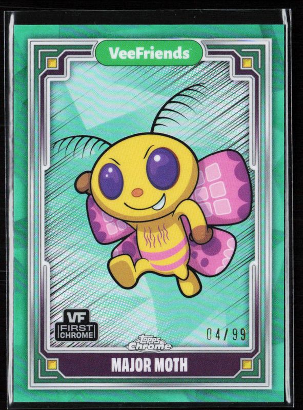 2025 Topps Chrome VeeFriends #50 VeeFriends Green Refractor /99