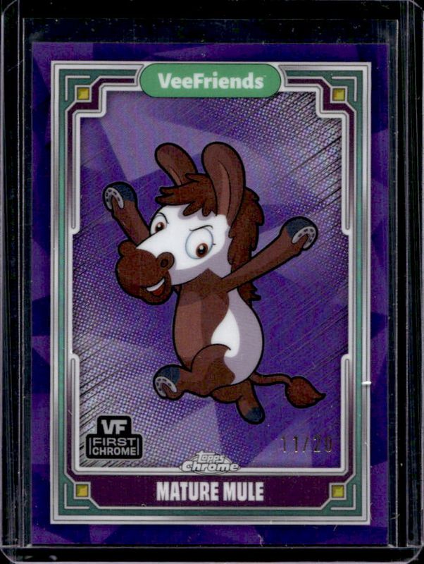 2025 Topps Chrome VeeFriends #92 Purple Refractor /20