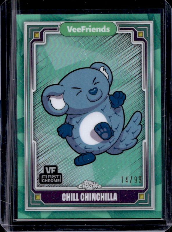 2025 Topps Chrome VeeFriends #22 VeeFriends Green Refractor /99