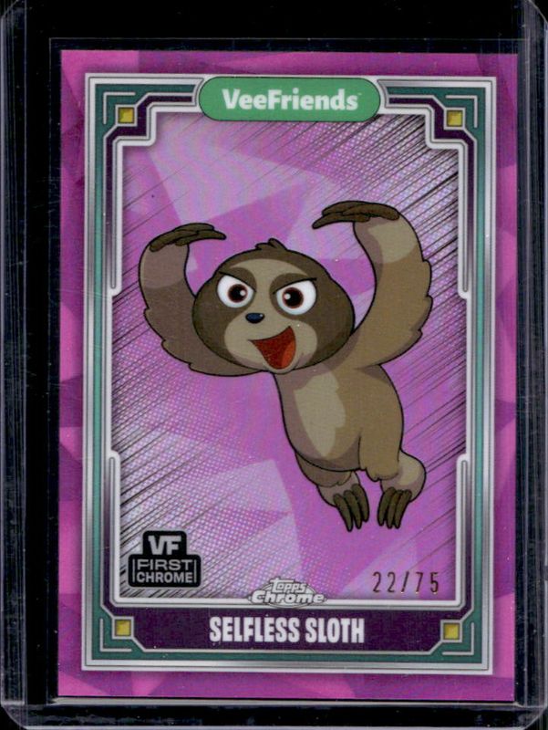 2025 Topps Chrome VeeFriends #30 Pink Refractor /75